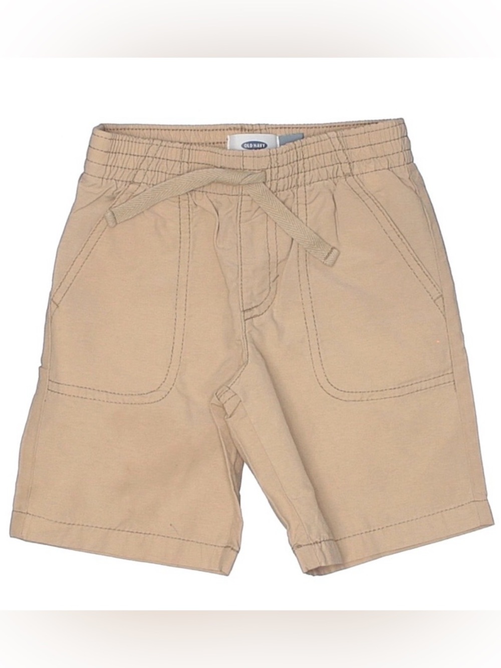OLD NAVY Toddler Boy 3T Khaki Tan Drawstring Kids Shorts